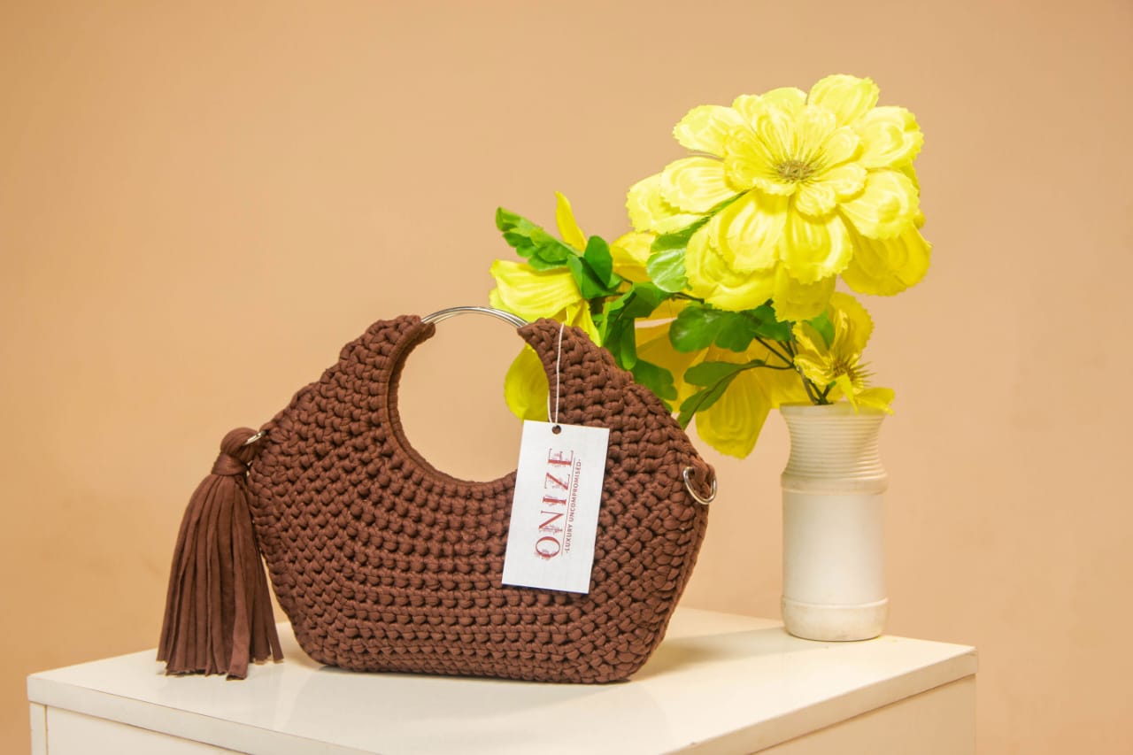 ONIZE Midnight Weave Tote thumbnail